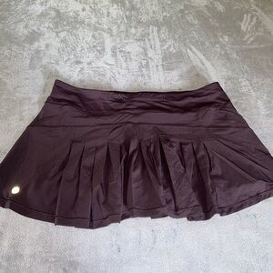 lululemon athletica Dark Purple Pleated Athletic Skirt